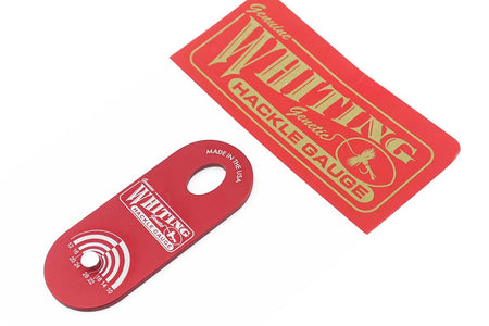 Du tilføjede <b><u>Whiting Hechel Gauge - Ruby</u></b> til kurven.