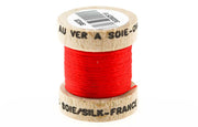 100% Pure French Silk - Red