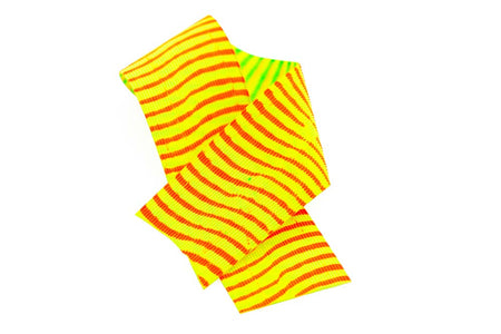 Du tilføjede <b><u>Gestreifte runde Gummibeine – Orange/Gelb/Chartreuse</u></b> til kurven.