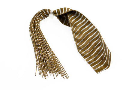 Du tilføjede <b><u>Runde, gestreifte Gummibeine – Braun/Silber</u></b> til kurven.