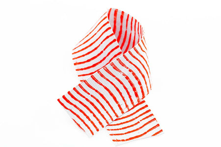 Du tilføjede <b><u>Runde, gestreifte Gummibeine – Weiß/Orange</u></b> til kurven.