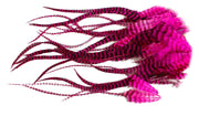 Selected Gedde Sadelfjer - Grizzly Pink