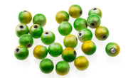 Proeye 3D Poly Beads 6mm - Chartreuse Mix