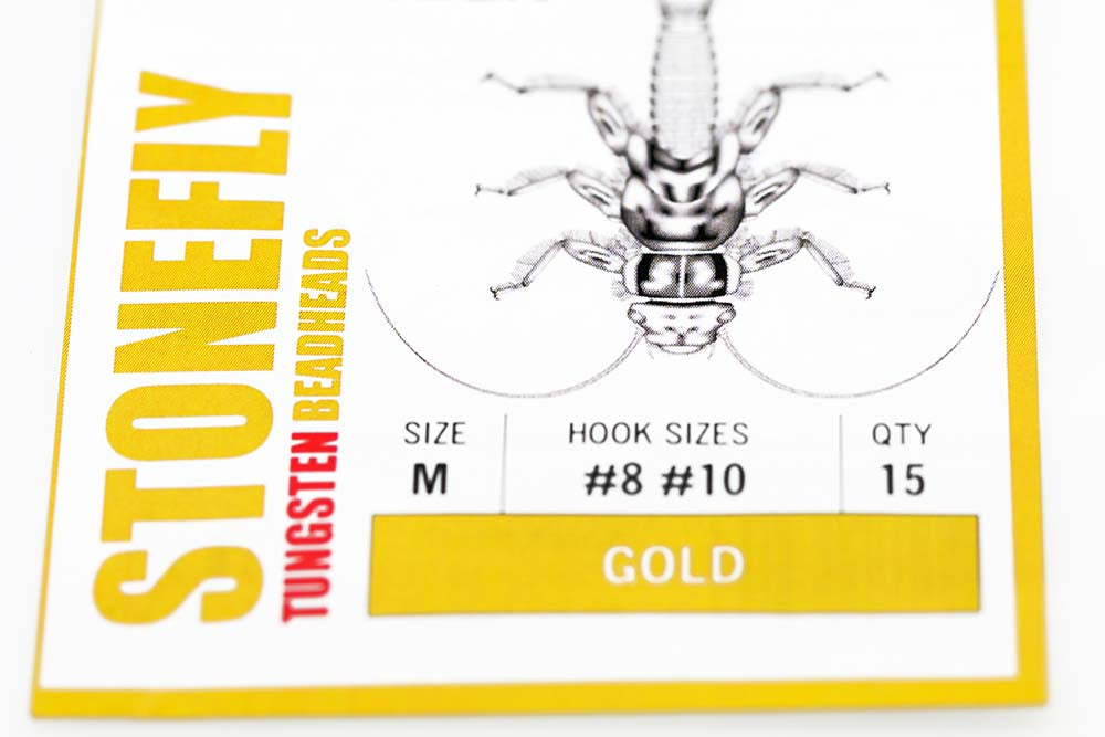 Nymph Head Evolution Stonefly - Gold