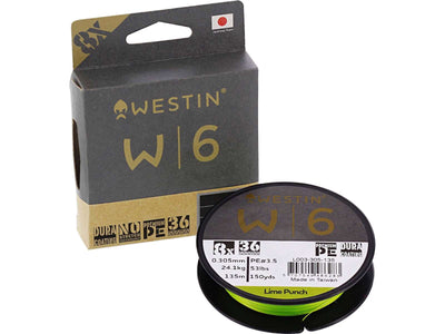 Du tilføjede <b><u>Westin W6 8 braid Lime Punch 300m</u></b> til kurven.