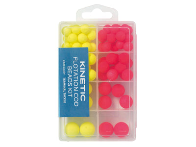 Du tilføjede <b><u>Kinetic Flotation Cod Beads Kit Red/Yellow</u></b> til kurven.