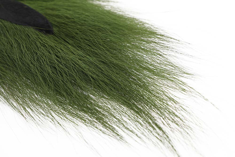 Bucktail Pieces - Olive Green