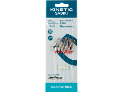 Du tilføjede <b><u>Kinetic Sabiki Maxcatch 200Cm</u></b> til kurven.