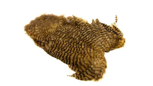 Du tilføjede <b><u>Whiting Rooster Softhackle W Chickabou SH/C Grizzly dyed Golden Olive</u></b> til kurven.