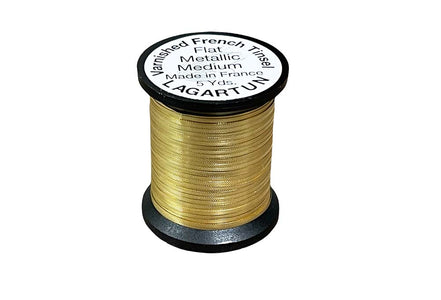Du tilføjede <b><u>Lagartun Metall Flach Geprägtes Lametta Satin - Gold</u></b> til kurven.