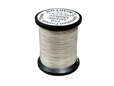 Du tilføjede <b><u>Lagartun Metall Flach Geprägtes Lametta Satin - Silber</u></b> til kurven.