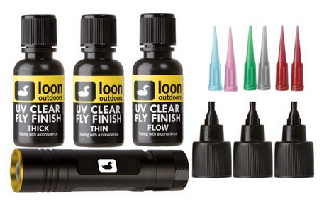 Du tilføjede <b><u>UV-Fliegenbindeset (1/2 oz)</u></b> til kurven.