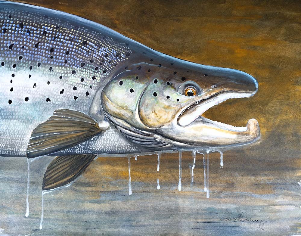Thomas Weiergang original 58 x 45 - Seatrout Buck
