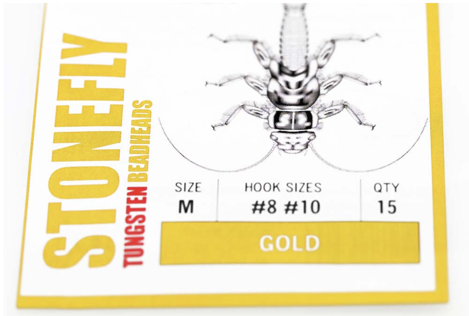 Nymph Head Evolution Stonefly - Gold