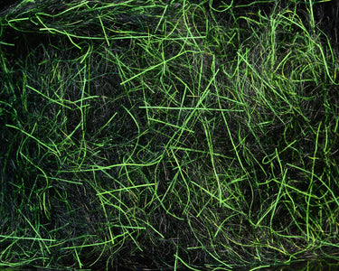 Du tilføjede <b><u>Spawn's UV Simi Seal Dubbing - Schwarz / UV Chartreuse Grün</u></b> til kurven.