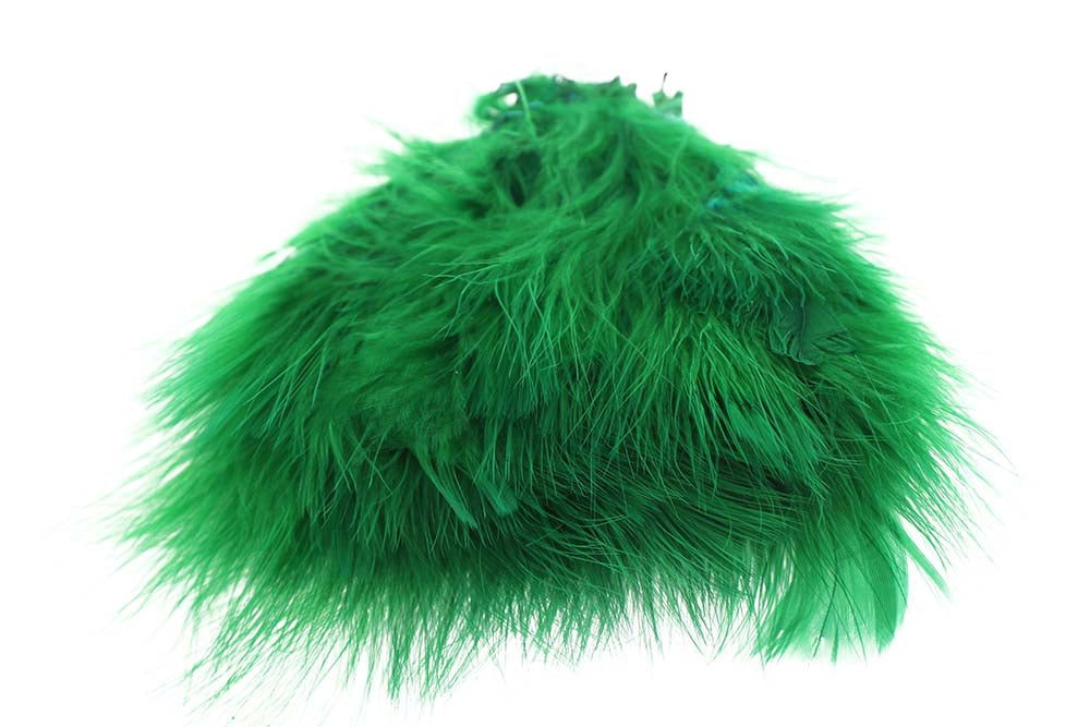 Strung/Blood Quill Marabou - Kelly Green
