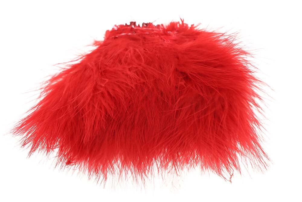 Strung/Blood Quill Marabou - Red