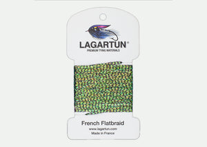 Flachgeflochten – Buntes Pfauenmuster